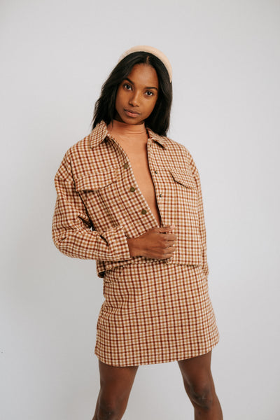 New School Plaid Skirt